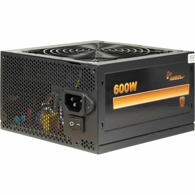 Inter-Tech Argus BPS-600 unité d'alimentation d'énergie 600 W 20+4 pin ATX ATX Noir