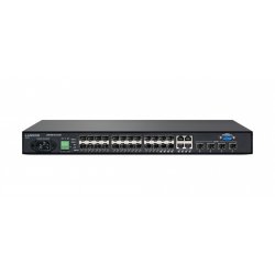 Lancom Systems GS-2328F Géré L3 Gigabit Ethernet (10/100/1000) 1U Noir