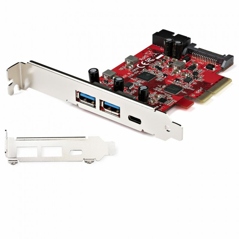 5-PORT USB PCIE CARD - 10GBPS 2X USB-A 1X USB-C IDC 2X 5GBPS