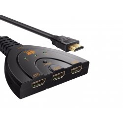 DLH SWITCH / REPARTITEUR HDMI 4K MALE VERS 3 PORTS HDMI FEMELLES