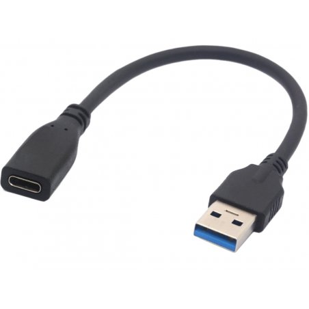 DLH DY-TU4625 cable gender changer USB-C USB-A Black