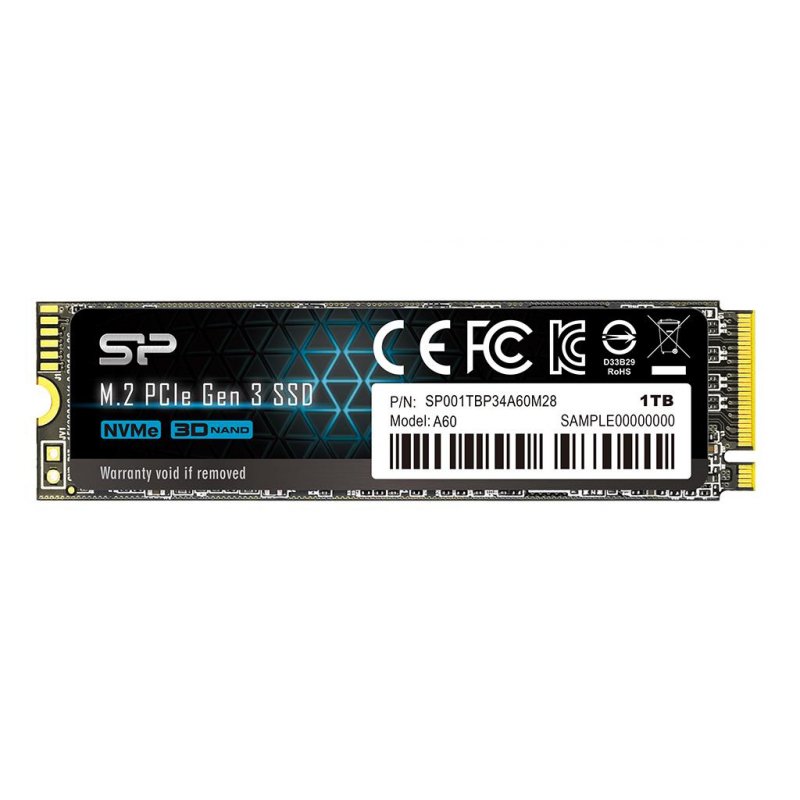 SILICON POWER SSD P34A60 1To M.2 PCIe