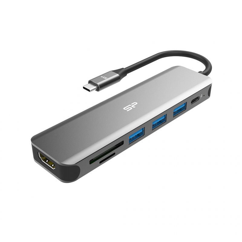 Silicon Power Boost SU20 USB 3.2 Gen 1 (3.1 Gen 1) Type-C Grey