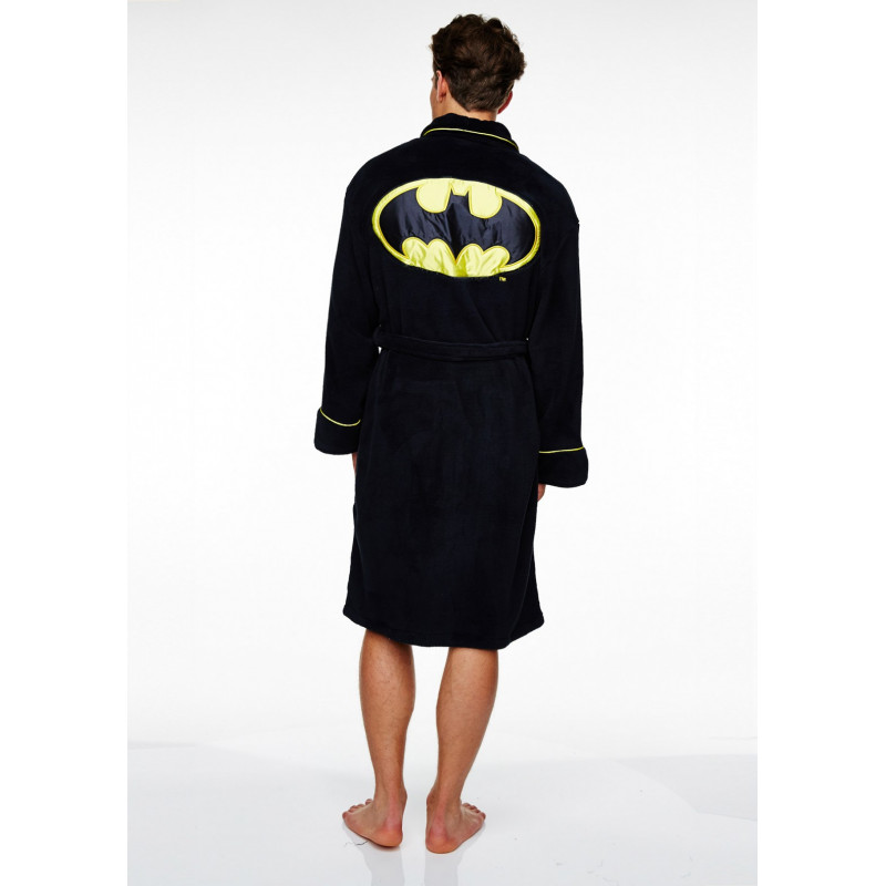 DC COMICS compatible - Peignoir - Logo Batman - Adulte - Taille Unique