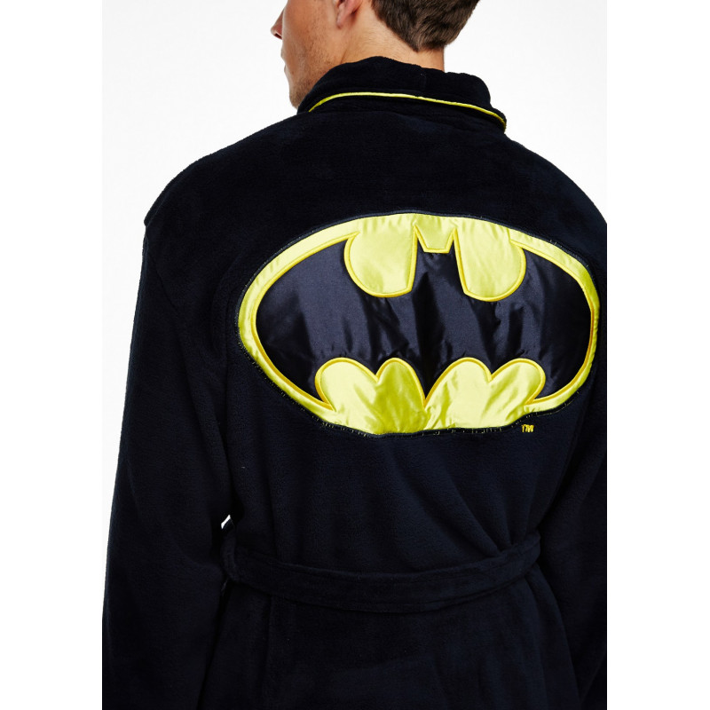 DC COMICS compatible - Peignoir - Logo Batman - Adulte - Taille Unique