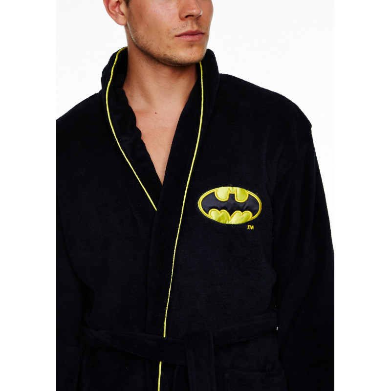 DC COMICS compatible - Peignoir - Logo Batman - Adulte - Taille Unique