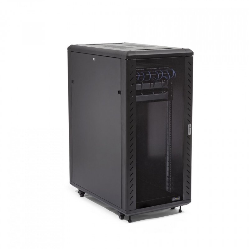 StarTech.com 32U 19" Server Rack Cabinet - Adjustable Depth 6-32" - Flat Pack - Lockable 4-Post Network/Data/AV Equipmen