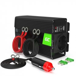 GreenCell compatible KFZ Spannungswandler Power Inverter 12V  230V 300W Black