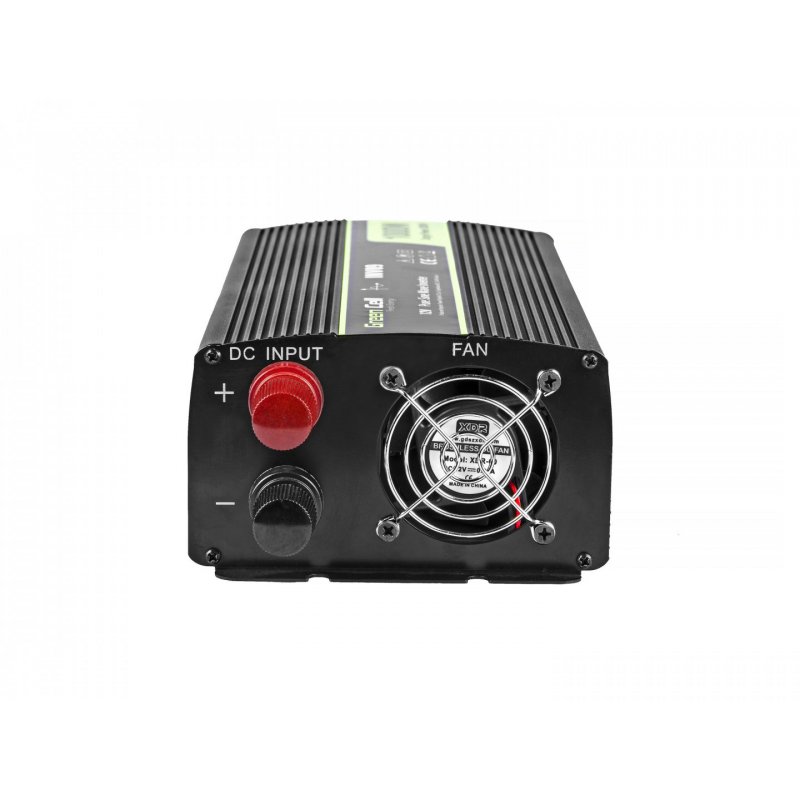 GreenCell compatible KFZ Spannungswandler Power Inverter 12V  230V 1000/2000W Black