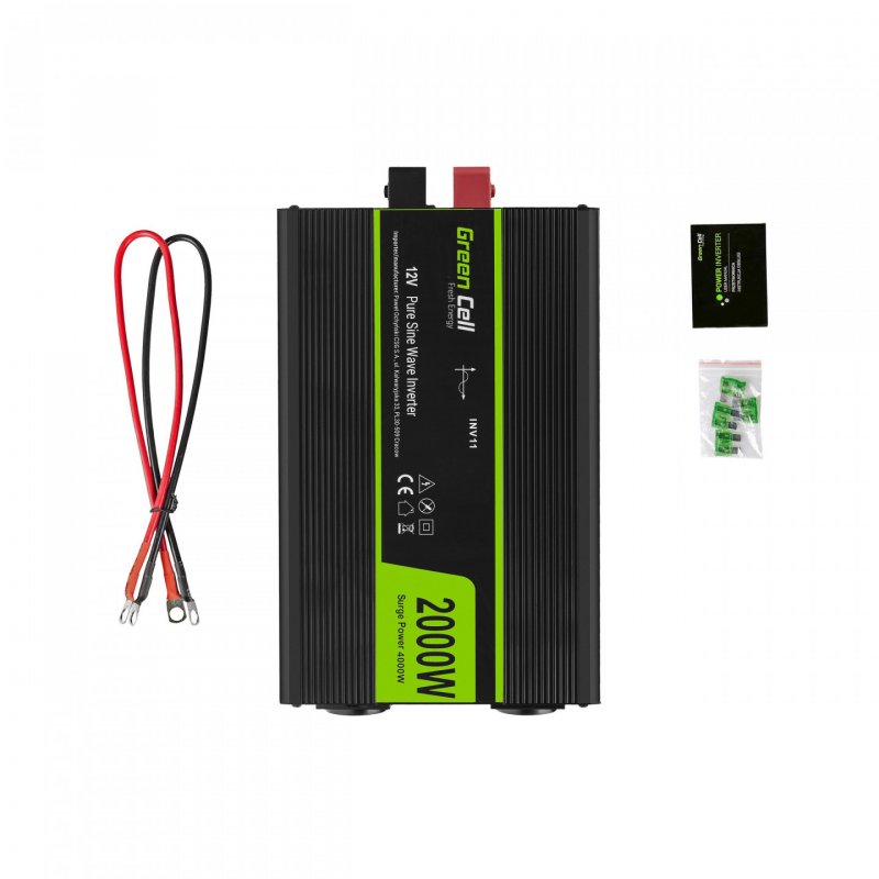 Green Cell INV11 adaptateur de puissance & onduleur Auto 12 W