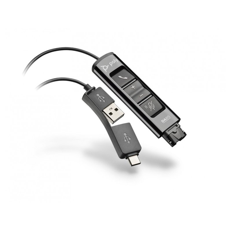 DA85 USB TO QD SMART DIGITAL HEADSET ADAPTOR WITH CONTROLS