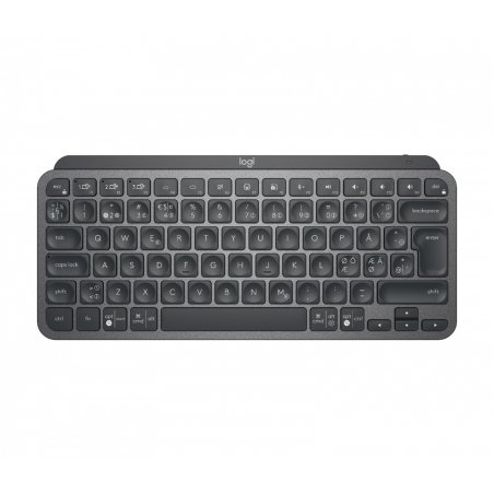 Logitech MX Keys Mini clavier RF sans fil + Bluetooth QWERTY Nordique Graphite