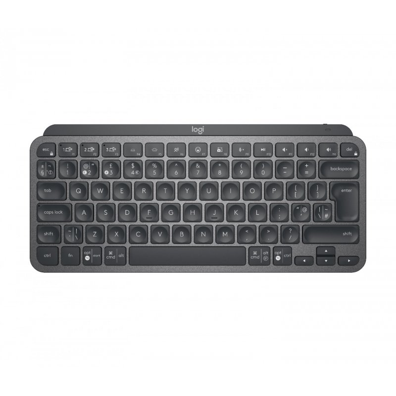 Logitech MX Keys Mini clavier RF sans fil + Bluetooth QWERTY Anglais Graphite