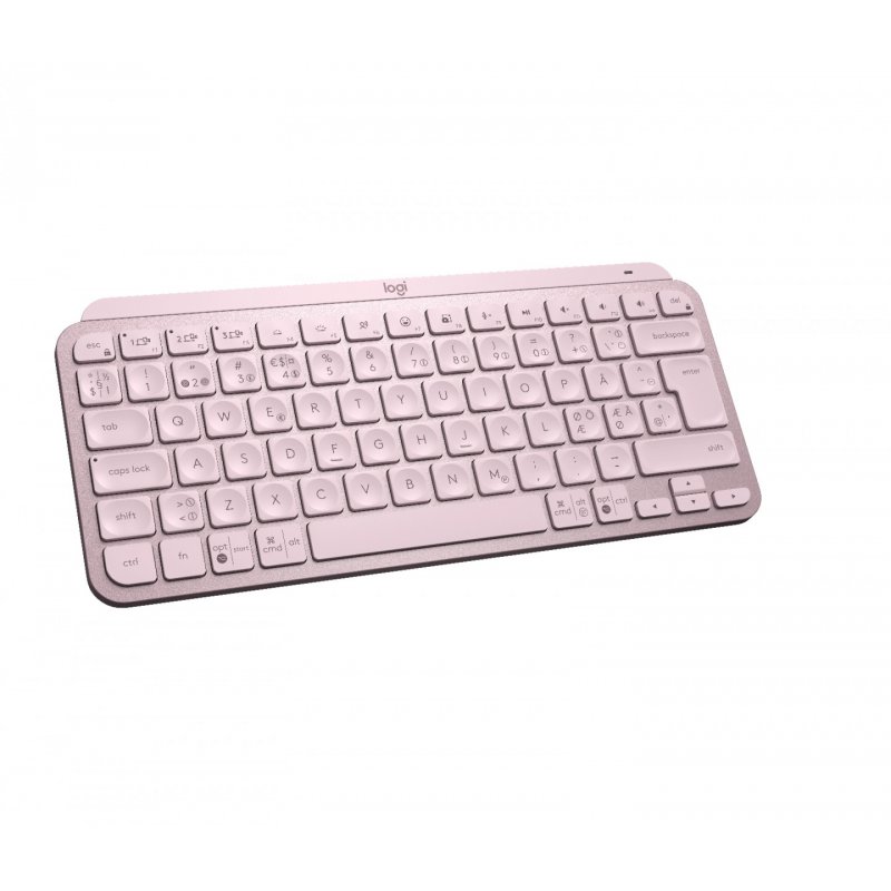 Logitech MX Keys Mini clavier RF sans fil + Bluetooth QWERTY Nordique Rose