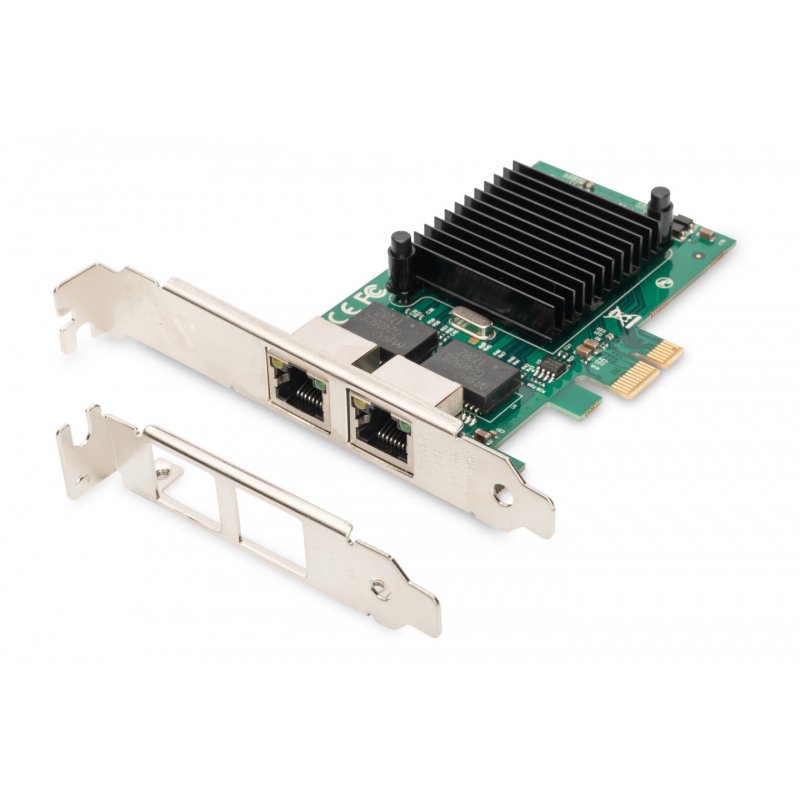 Digitus Carte PCI Express Dual Gigabit Ethernet, 2 ports
