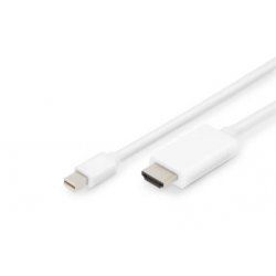 Digitus Câble adaptateur Mini DisplayPort, mDP - HDMI type A