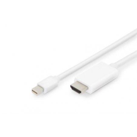 Digitus Câble adaptateur Mini DisplayPort, mDP - HDMI type A