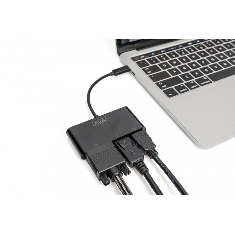 DIGITUS - externer Videoadapter - weiß