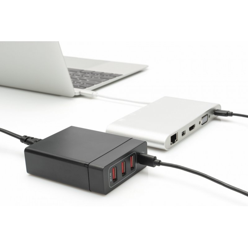 Digitus 4-Port Universal USB Charging Adapter, USB Type-C™