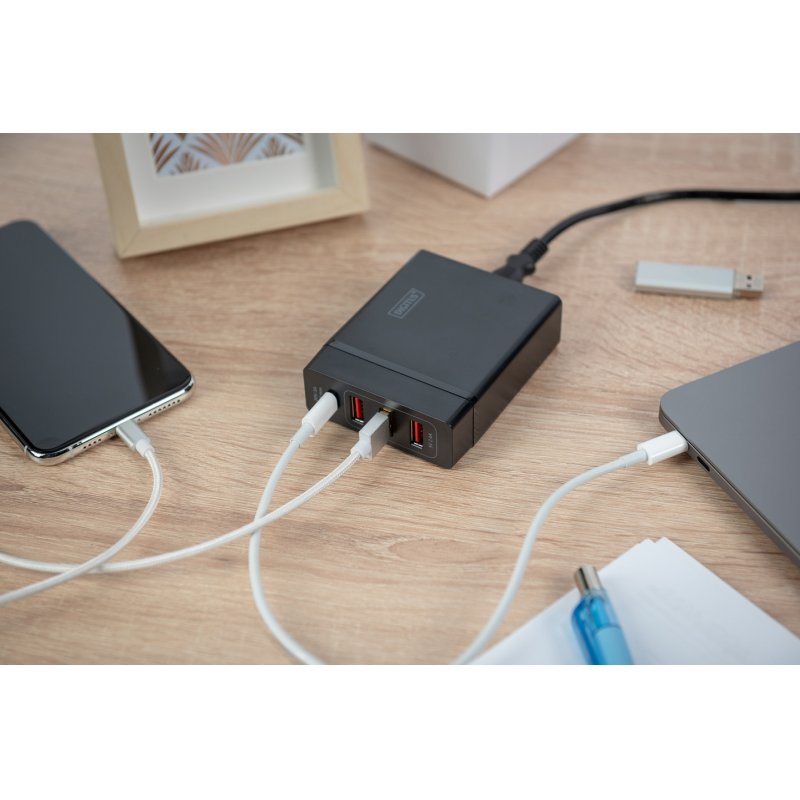 Digitus Chargeur USB universel, 4 ports, USB Type-C™