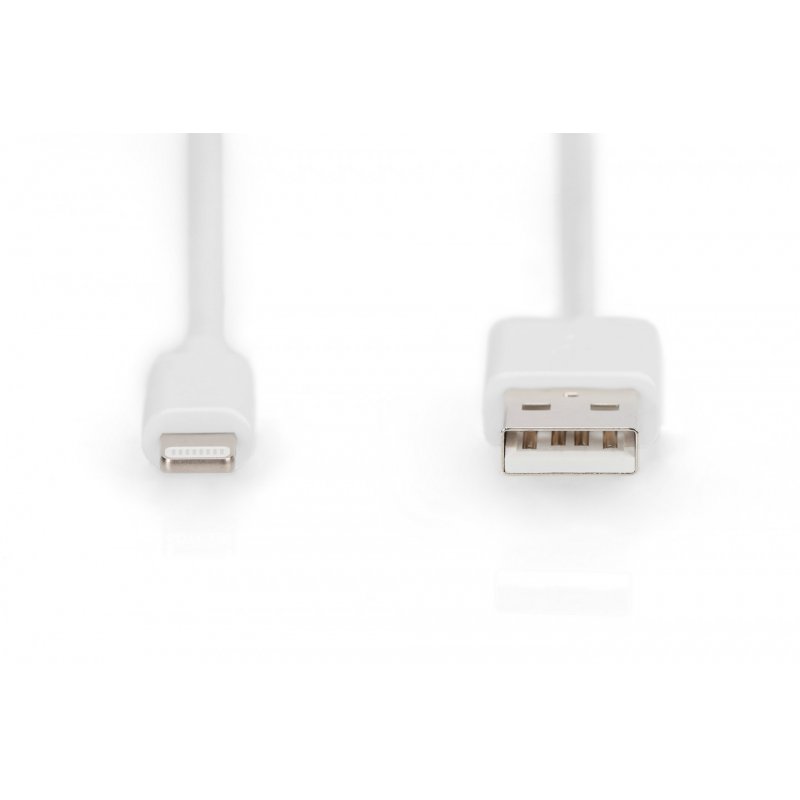 Digitus Câble de données/charge Lightning vers USB A, certifié MFI