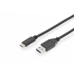 Digitus USB Type-C™ connection cable, Gen2, Type-C™ to A