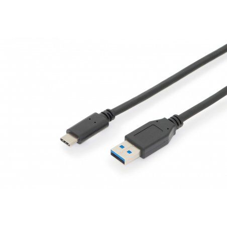 Digitus USB Type-C™ connection cable, Gen2, Type-C™ to A