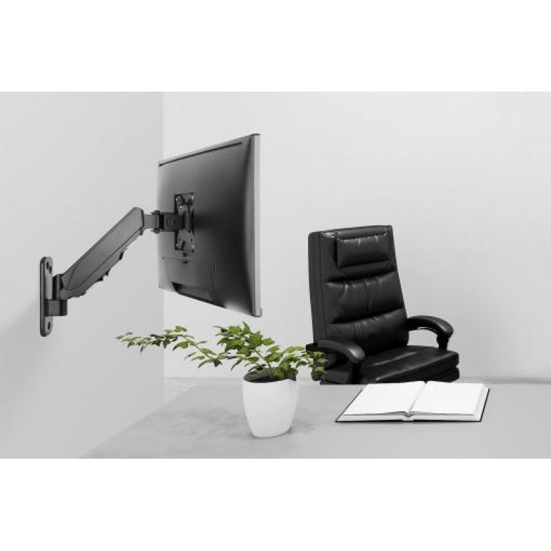 ASSMANN Electronic DA-90396 support d'écran plat pour bureau 81,3 cm (32") Noir Mur