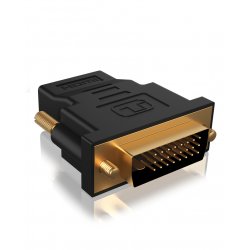 Adapter DVI-D (24+1)  HDMI (ST-BU) ICY BOX Black