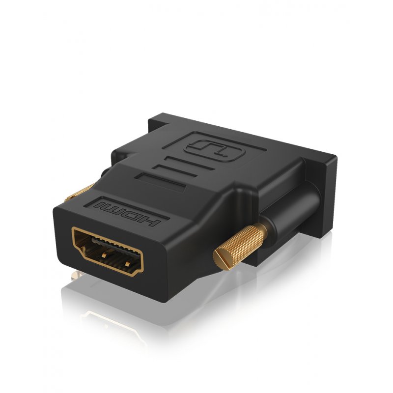Adapter DVI-D (24+1)  HDMI (ST-BU) ICY BOX Black