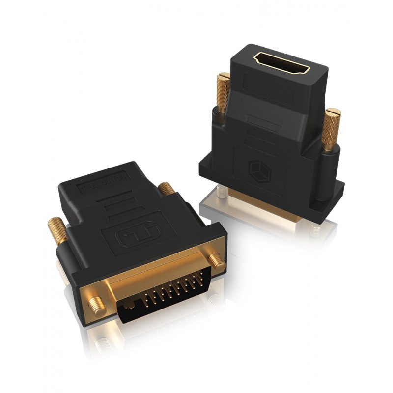 Adapter DVI-D (24+1)  HDMI (ST-BU) ICY BOX Black