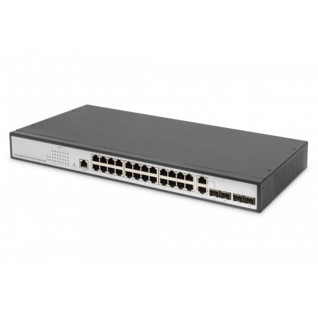 DIGITUS DN-80221-3 - Switch - 24 Anschlüsse - managed - an Rack montierbar