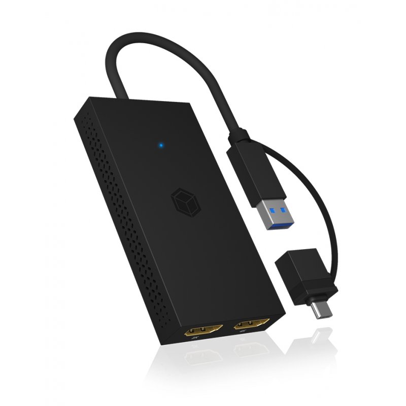 ICY BOX IB-SPL1029AC 2 x HDMI Noir