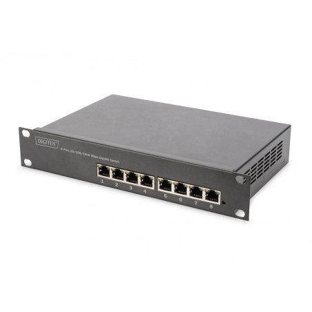 DIGITUS DN-95331 - Switch - 8 Anschlüsse - managed - an Rack montierbar