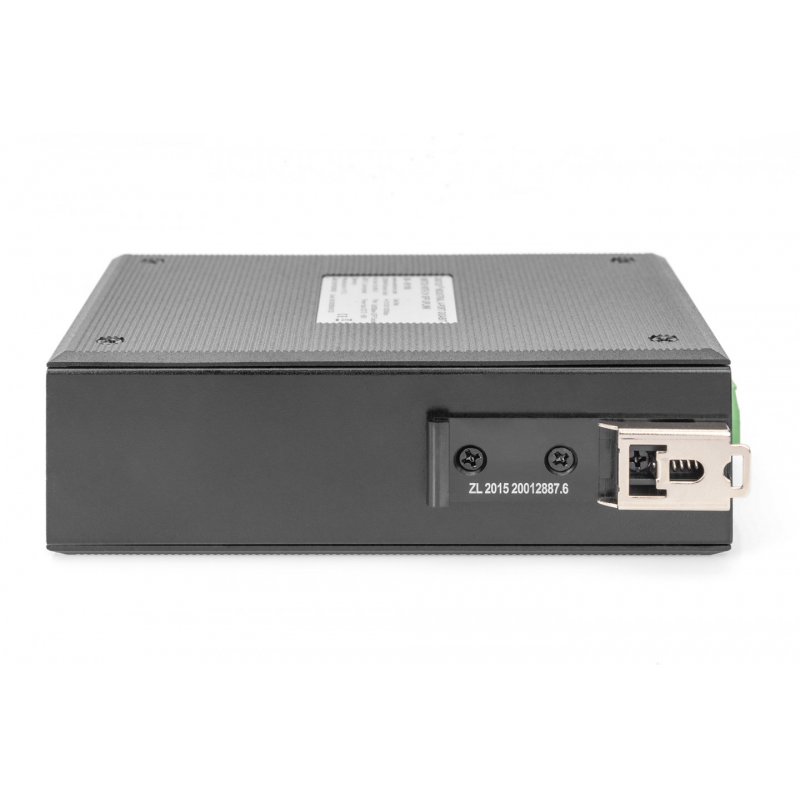 Digitus 4 Port Gigabit Ethernet Network PoE Switch, Industrial, Unmanaged, 2 SFP Uplink