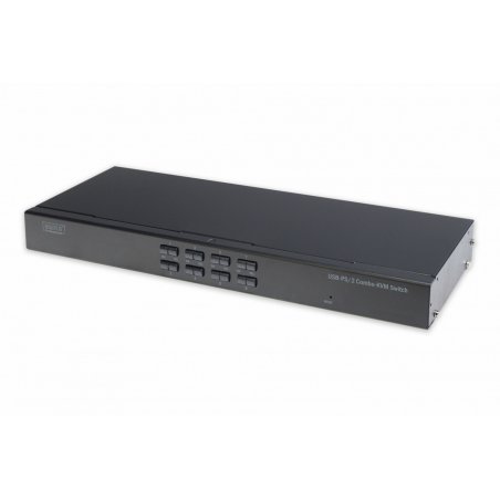 DIGITUS Professional DS-23200-2 - KVM-Switch - 8 Anschlüsse - an Rack montierbar