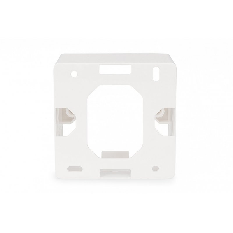 Digitus Surface Mountbox 80x80 mm for Keystone Walloutlet, German Type