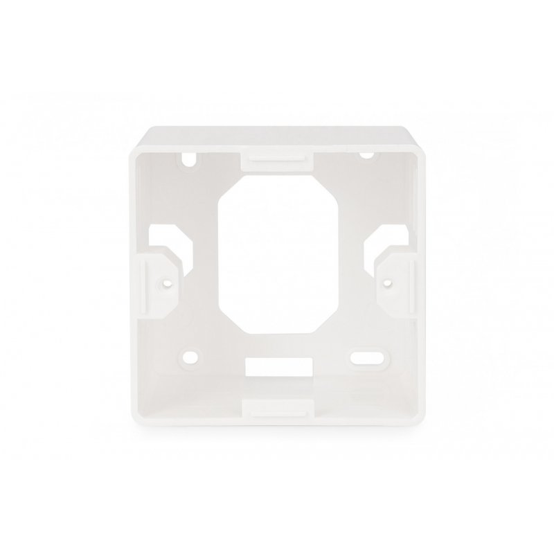 Digitus Surface Mountbox 80x80 mm for Keystone Walloutlet, German Type