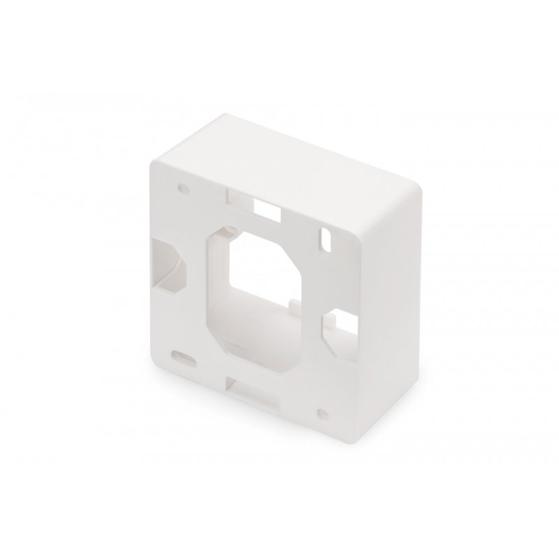Digitus Surface Mountbox 80x80 mm for Keystone Walloutlet, German Type