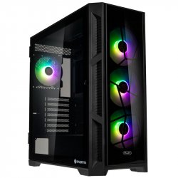 Raijintek PONOS Ultra Midi-Tower, Tempered Glass - schwarz