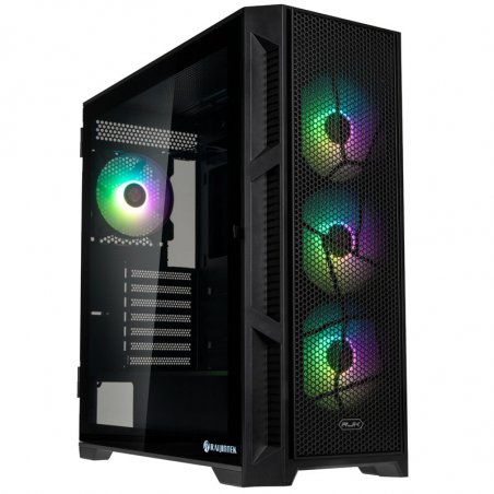 Raijintek PONOS Ultra Mesh Midi-Tower, Tempered Glass - schwarz