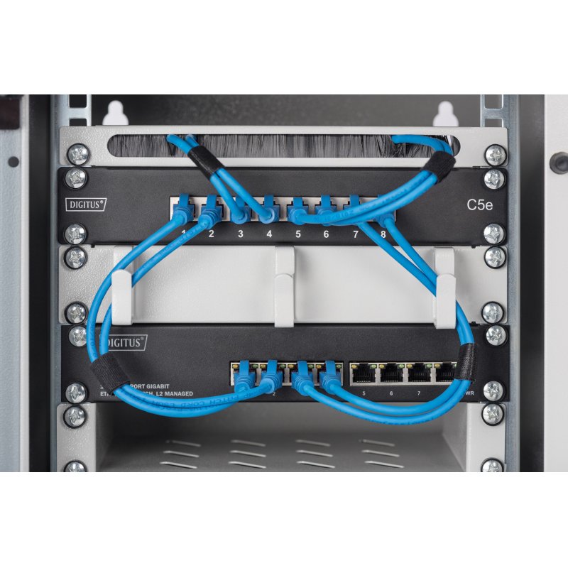 DIGITUS DN-80117 - Switch - 8 Anschlüsse - managed - an Rack montierbar