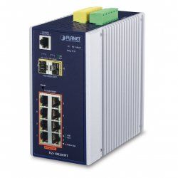 PLANET IGS-10020HPT commutateur réseau Géré L2+ Gigabit Ethernet (10/100/1000) Connexion Ethernet, supportant l'alime