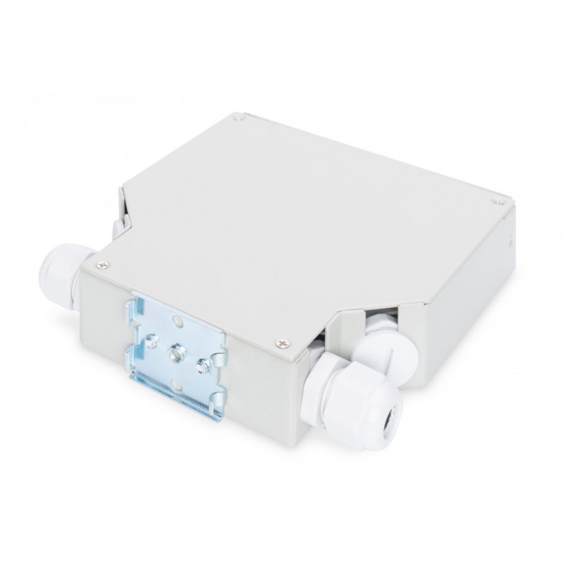 Digitus Din Rail Splice Box for 8 LC/DX couplers