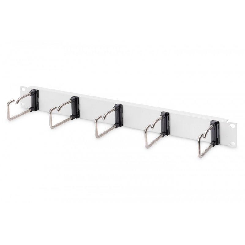 DIGITUS DN-97666 - Kabelmanagementplatte mit Ringen - 1U - 19"