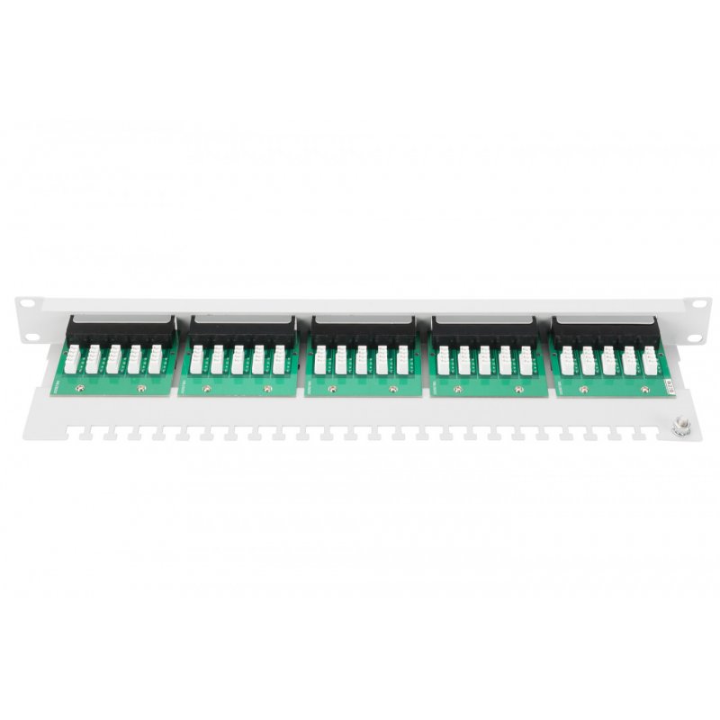 DIGITUS CAT 3 ISDN - Patch Panel - 1U - 19"
