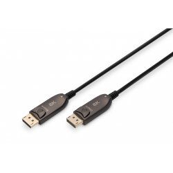 Digitus DisplayPort™ AOC Hybrid Fiber Optic Cable, UHD 8K, 10 m