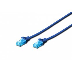 DIGITUS Premium - Patch-Kabel - 5 m - Blau