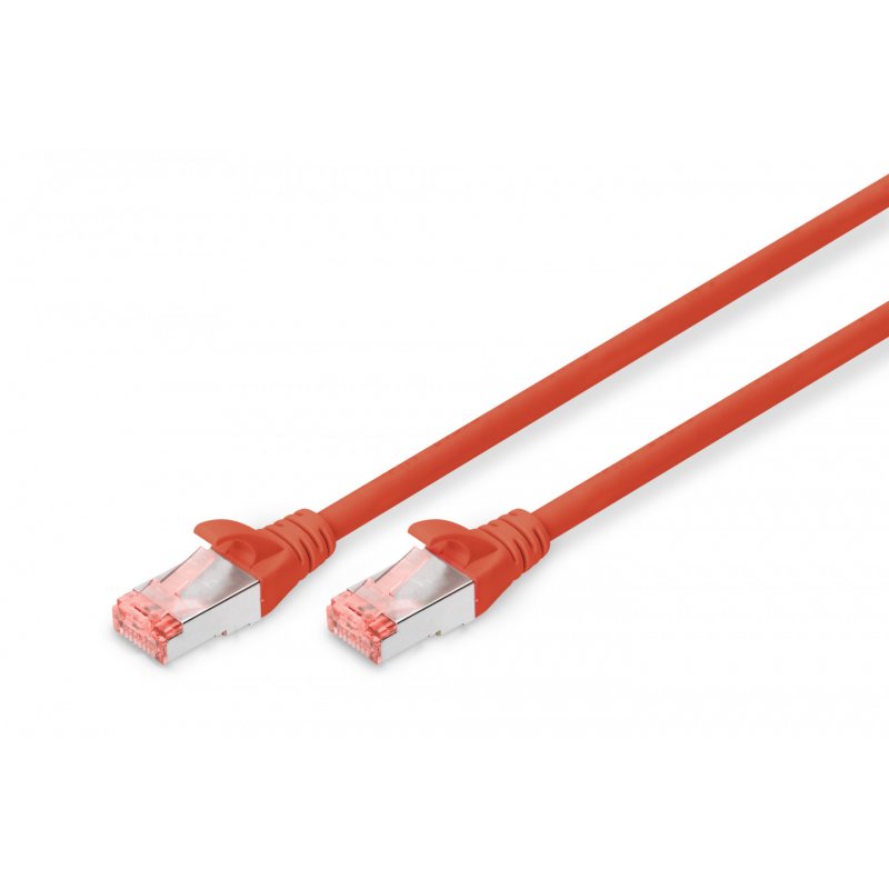 DIGITUS Professional Patch-Kabel - 3 m - Rot, RAL 3020