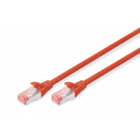 DIGITUS Professional Patch-Kabel - 3 m - Rot, RAL 3020